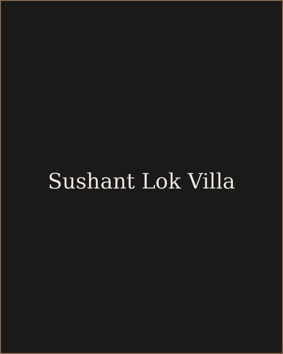 Full house renovation with new facade in Sushant Lok Gurugram